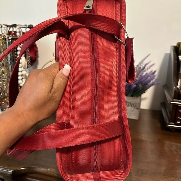 VINTAGE HARVEY’S SEATBELT SHOULDER BAG RED - Picture 5 of 11